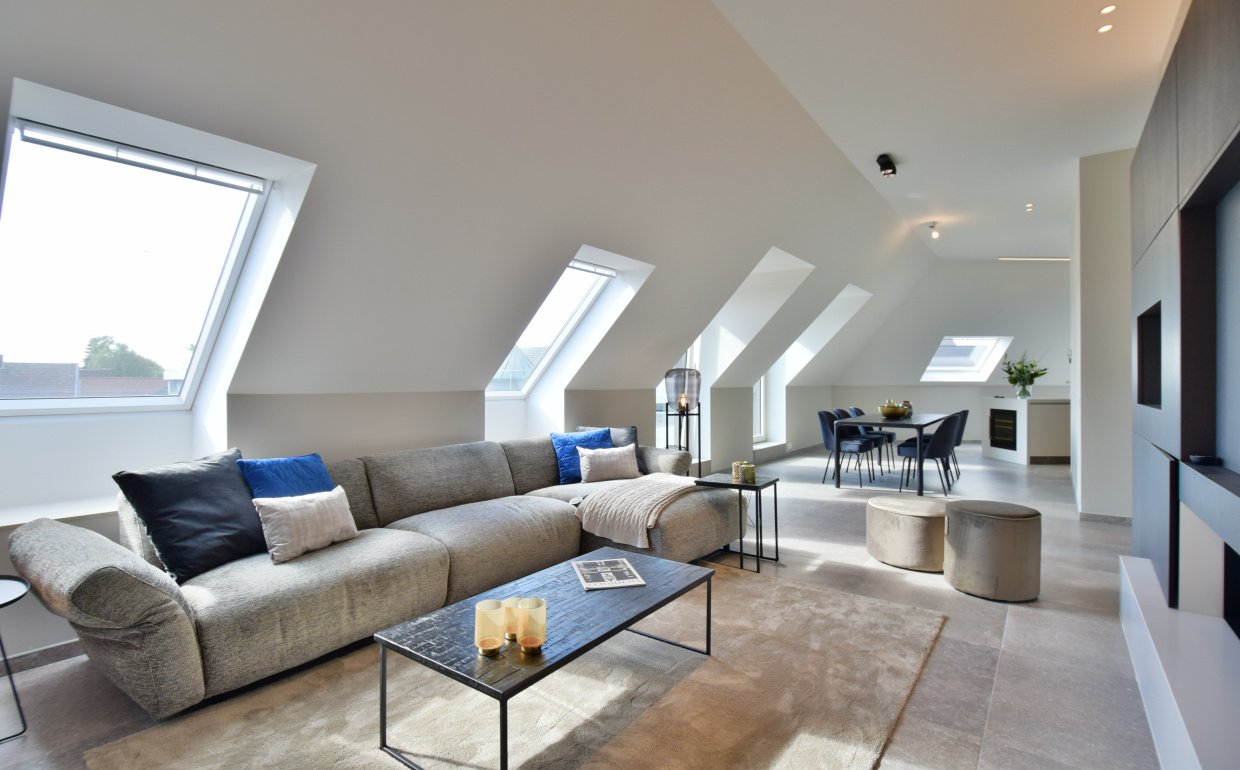 design salon, hoeksalon, lounge zetel, luxe penthouse, luxe vastgoed, vastgoedstyling, barbara bassens, casa nova 